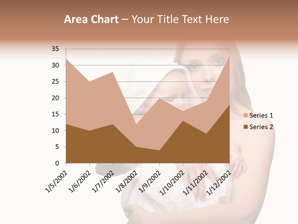 Baby Son Kissing PowerPoint Template