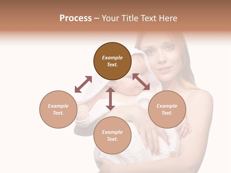 Baby Son Kissing PowerPoint Template