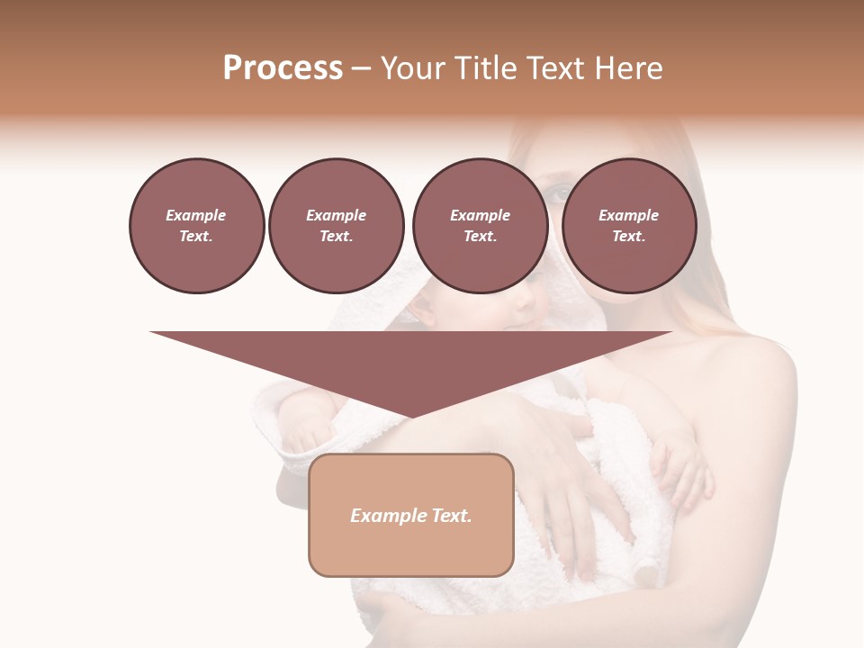 Baby Son Kissing PowerPoint Template
