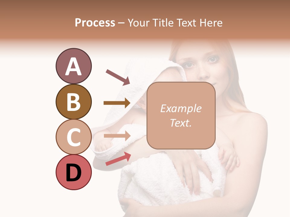 Baby Son Kissing PowerPoint Template
