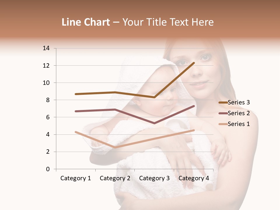 Baby Son Kissing PowerPoint Template