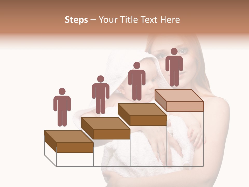 Baby Son Kissing PowerPoint Template