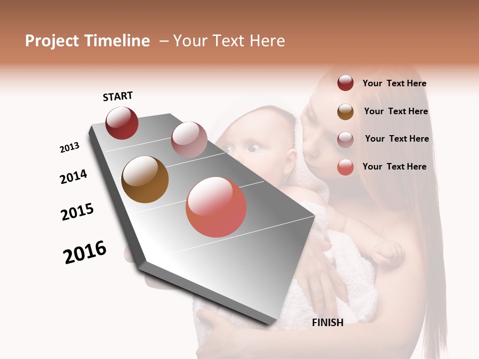 Care Indoor Newborn PowerPoint Template