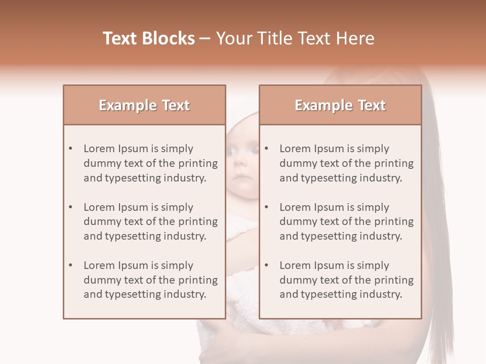 Care Indoor Newborn PowerPoint Template
