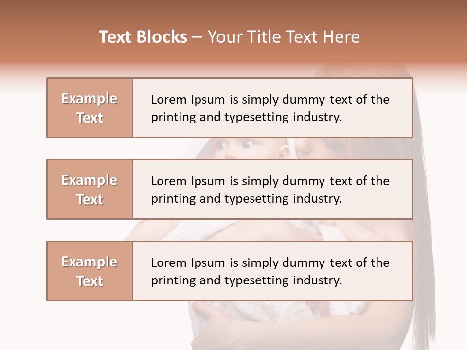 Care Indoor Newborn PowerPoint Template