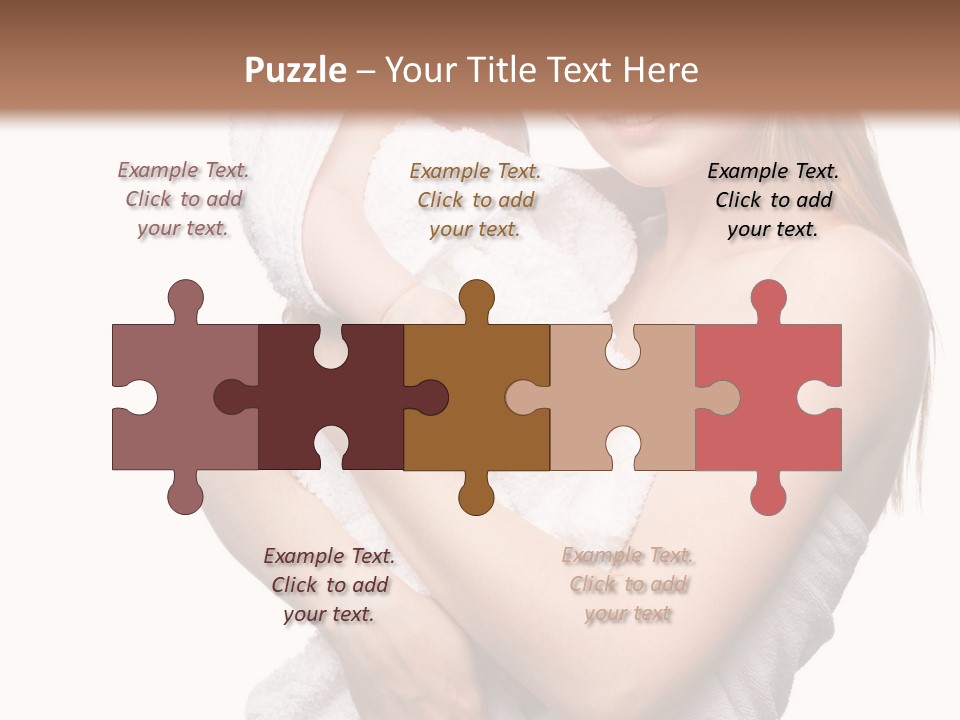 Kissing Newborn Naked PowerPoint Template