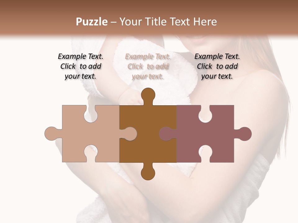 Kissing Newborn Naked PowerPoint Template