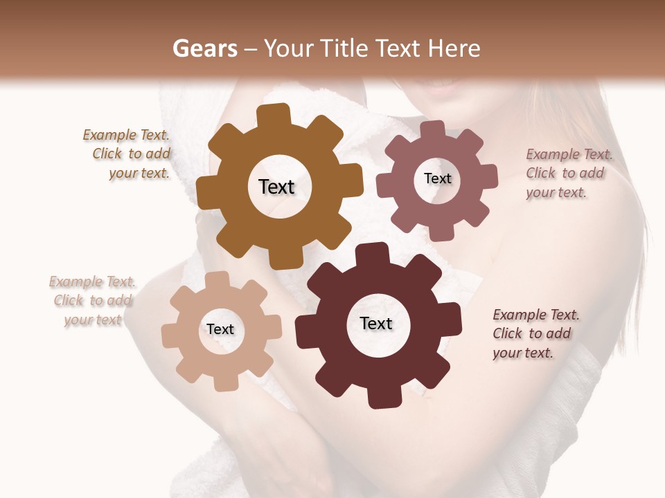 Kissing Newborn Naked PowerPoint Template