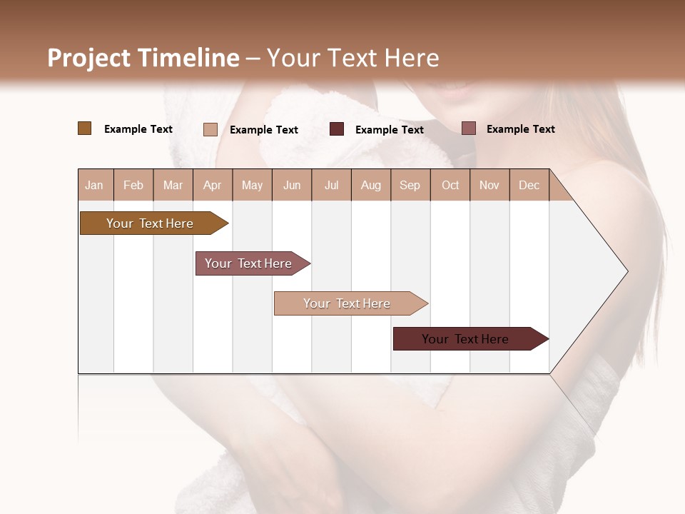 Kissing Newborn Naked PowerPoint Template