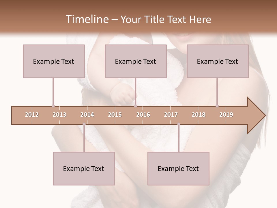 Kissing Newborn Naked PowerPoint Template