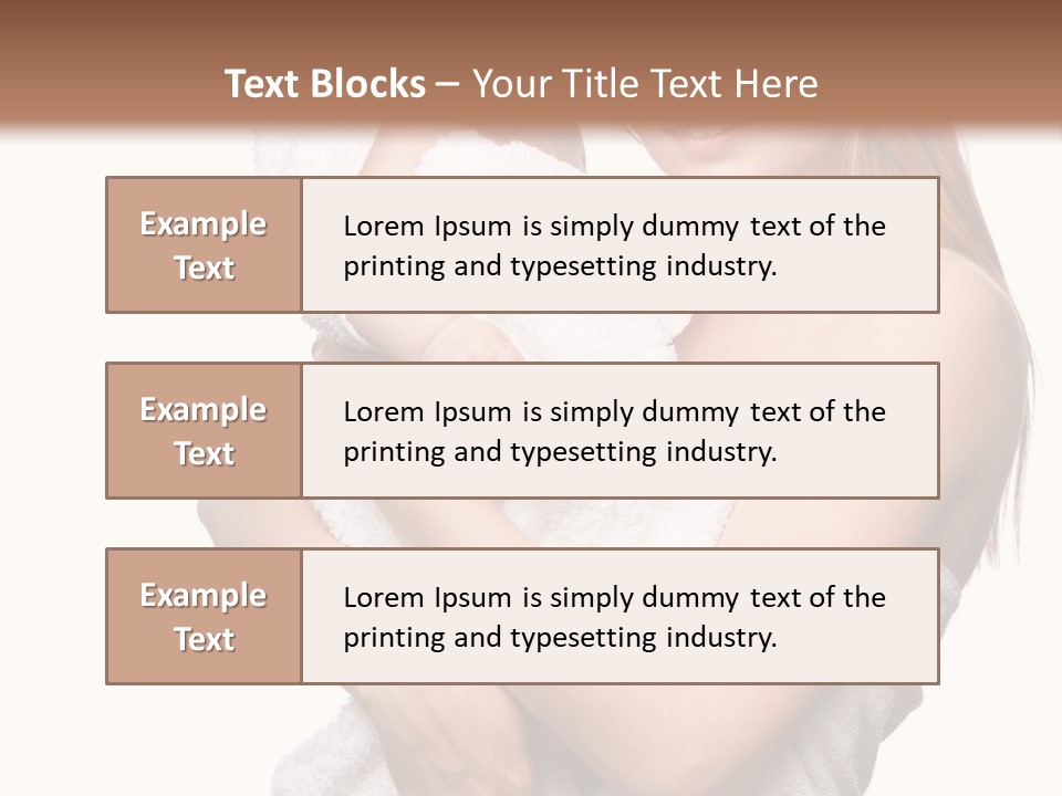 Kissing Newborn Naked PowerPoint Template