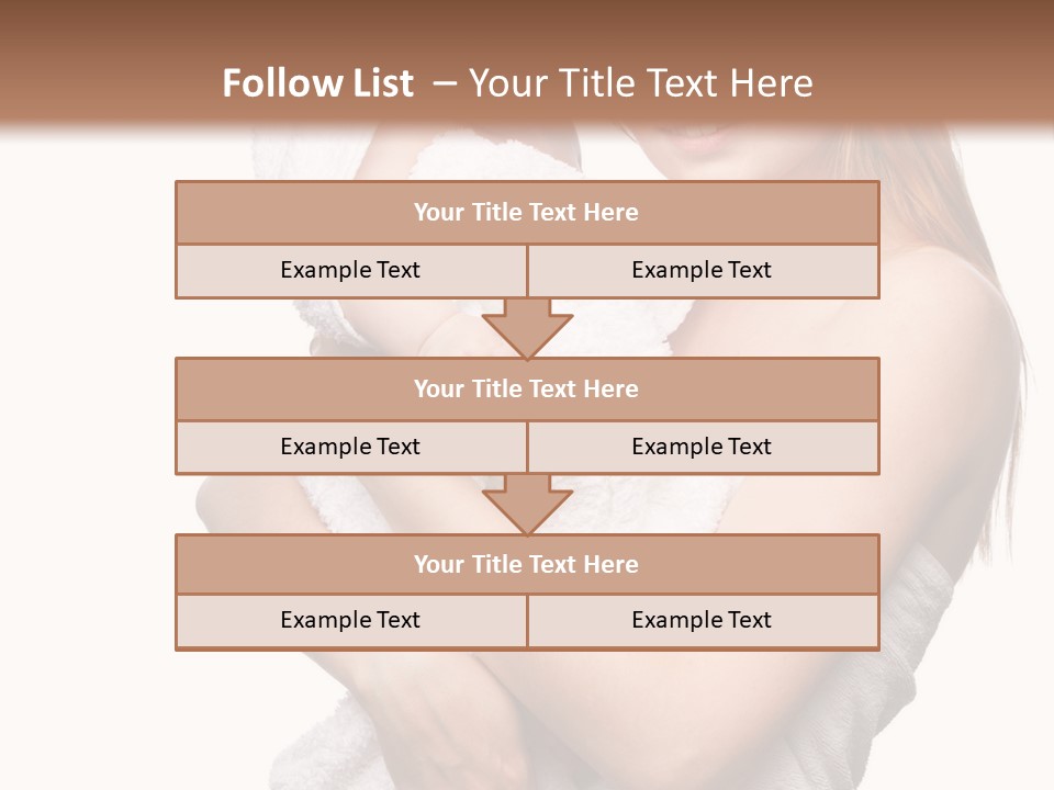 Kissing Newborn Naked PowerPoint Template