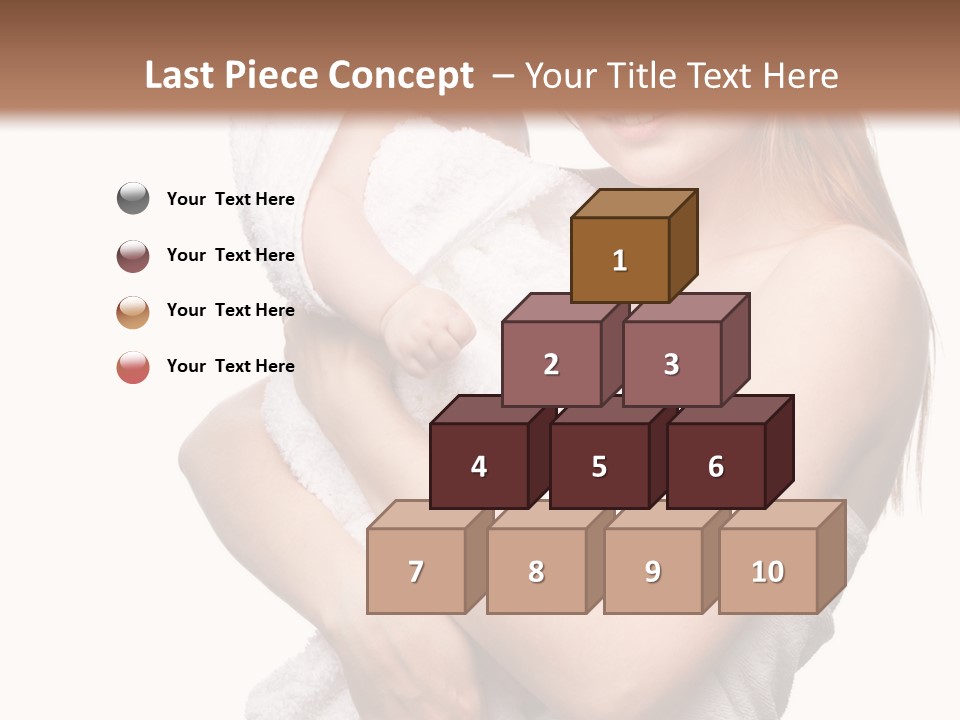 Kissing Newborn Naked PowerPoint Template