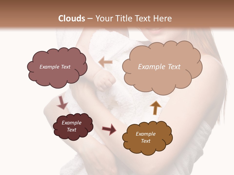 Kissing Newborn Naked PowerPoint Template