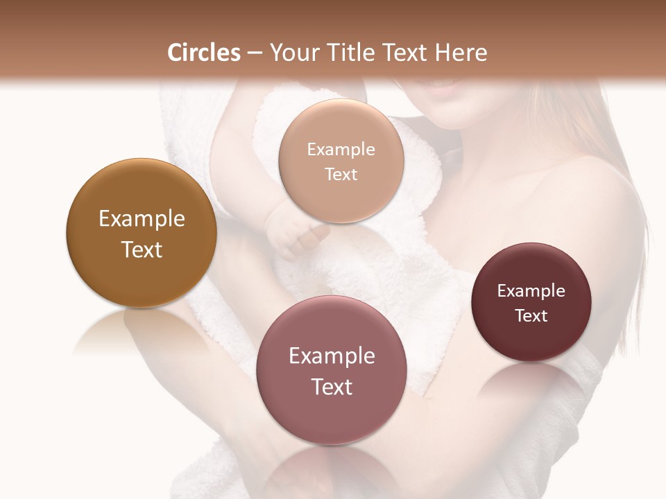 Kissing Newborn Naked PowerPoint Template