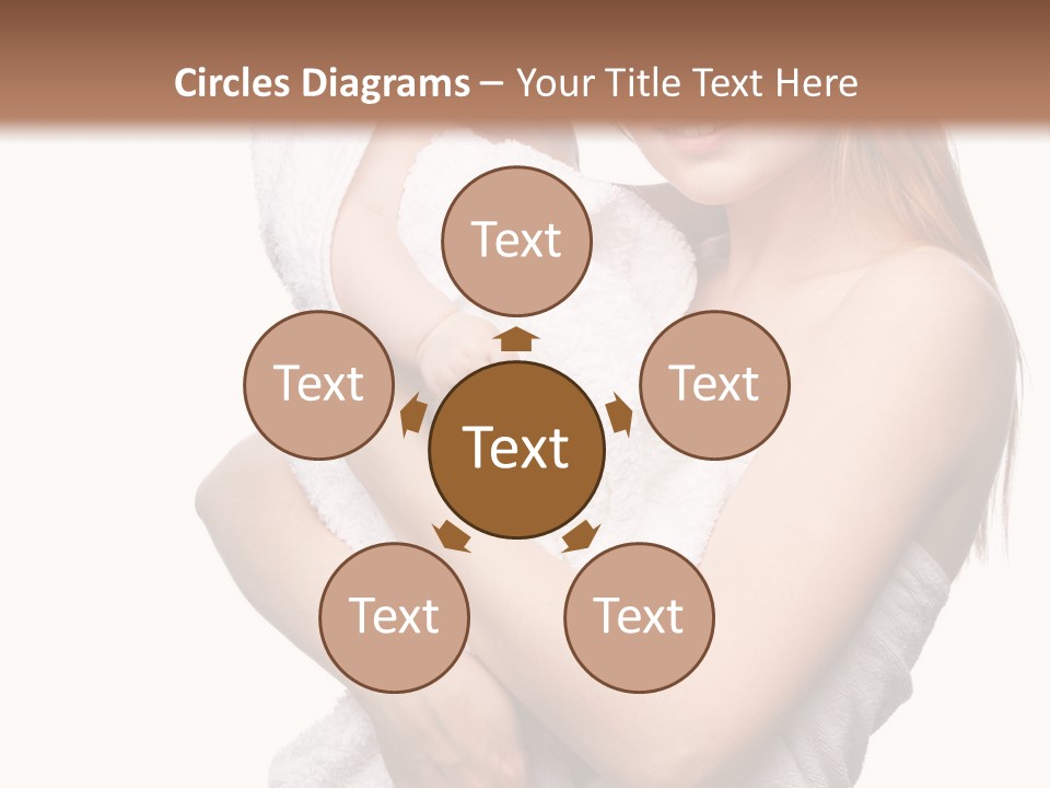 Kissing Newborn Naked PowerPoint Template