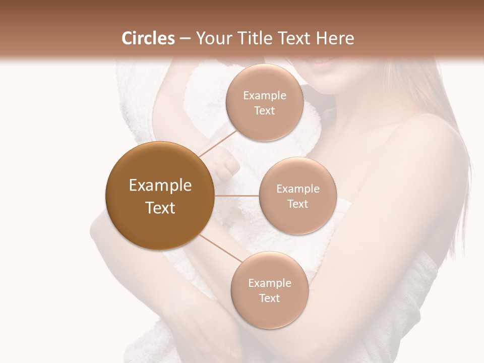 Kissing Newborn Naked PowerPoint Template