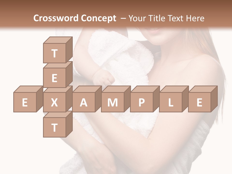 Kissing Newborn Naked PowerPoint Template