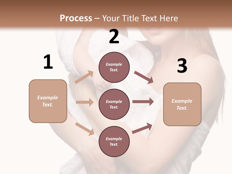 Kissing Newborn Naked PowerPoint Template
