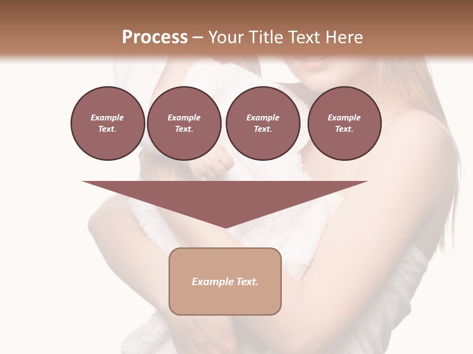 Kissing Newborn Naked PowerPoint Template