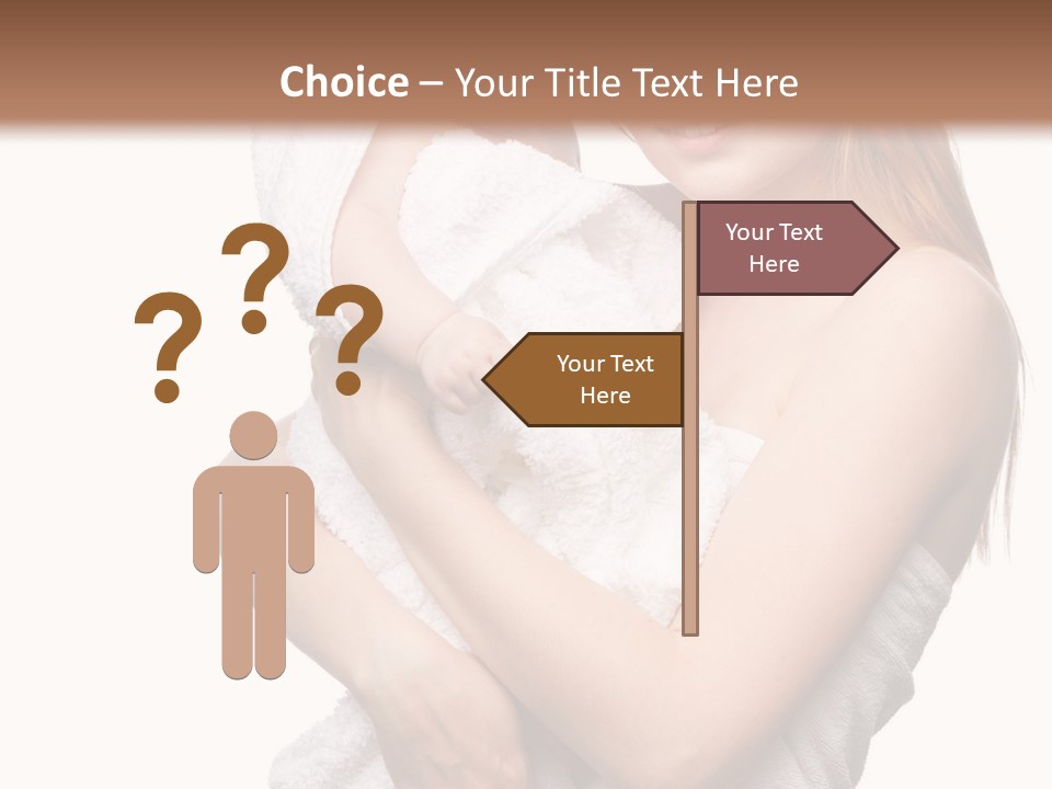 Kissing Newborn Naked PowerPoint Template