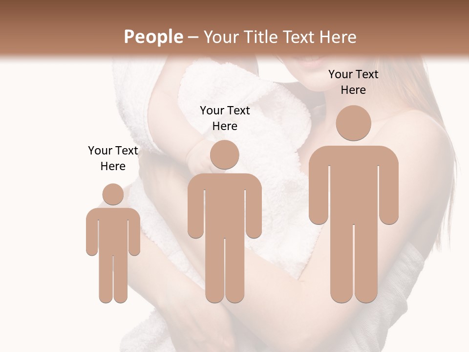 Kissing Newborn Naked PowerPoint Template