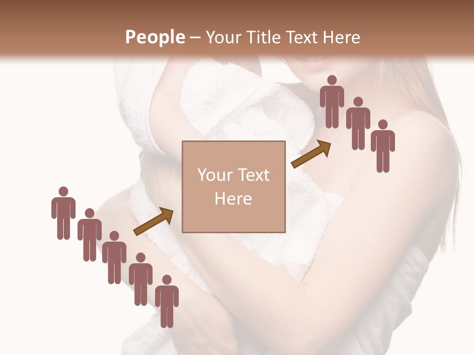 Kissing Newborn Naked PowerPoint Template