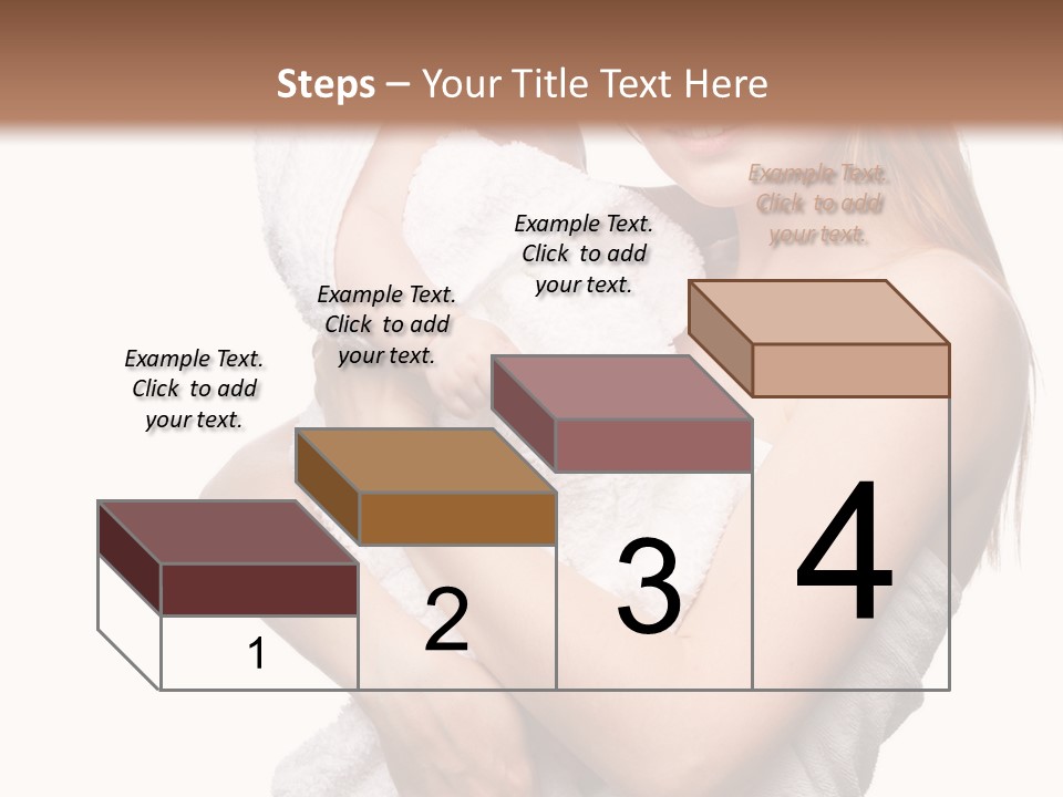 Kissing Newborn Naked PowerPoint Template