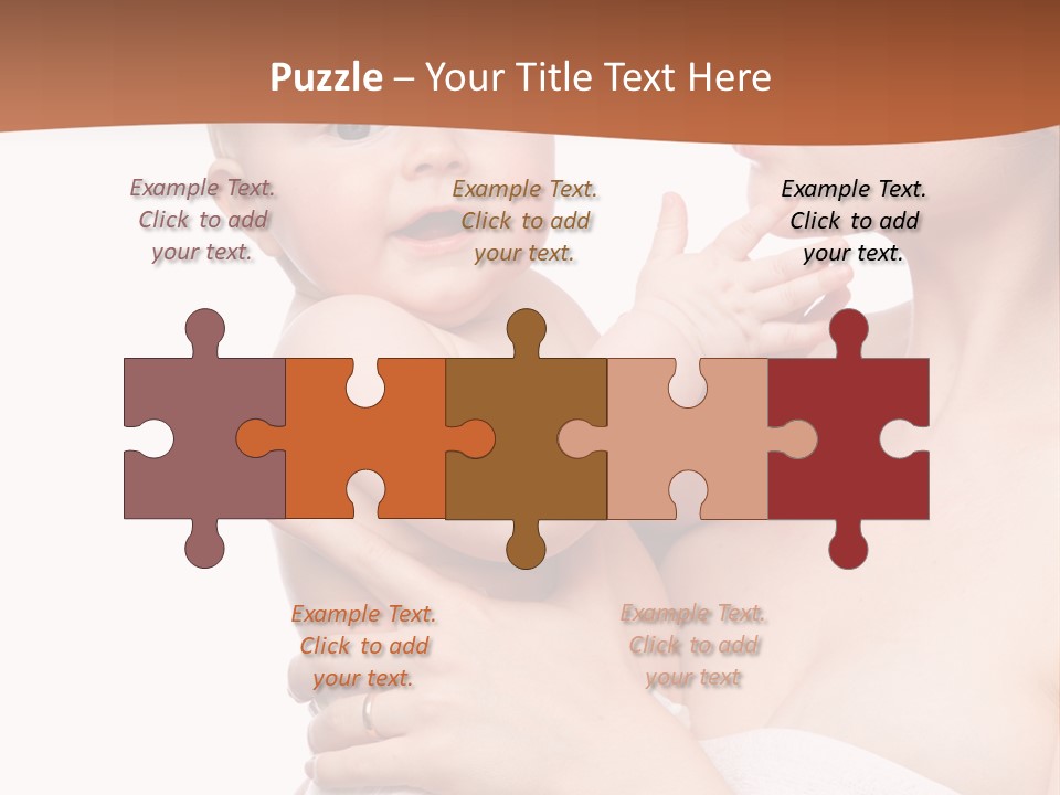 Infant Face Parent PowerPoint Template