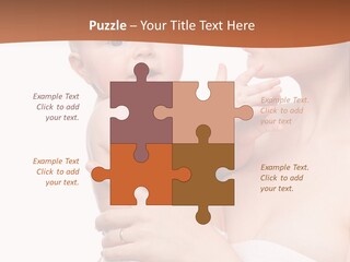 Infant Face Parent PowerPoint Template