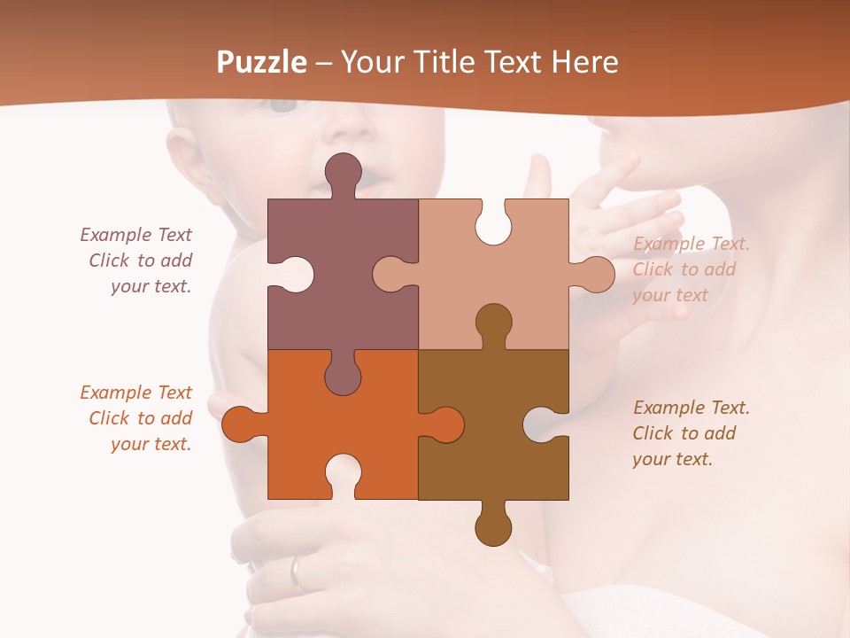 Infant Face Parent PowerPoint Template