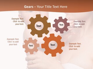 Infant Face Parent PowerPoint Template