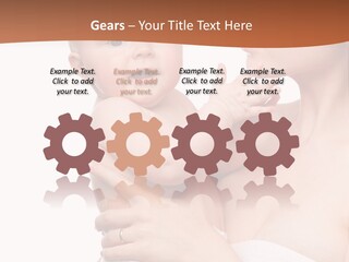 Infant Face Parent PowerPoint Template