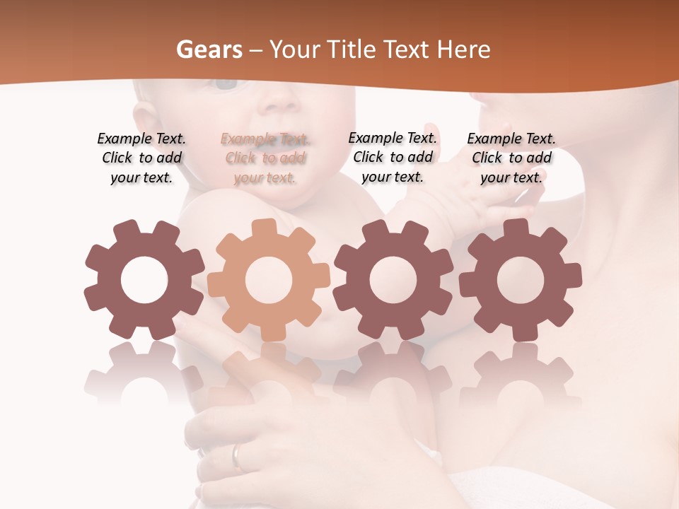 Infant Face Parent PowerPoint Template