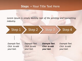 Infant Face Parent PowerPoint Template