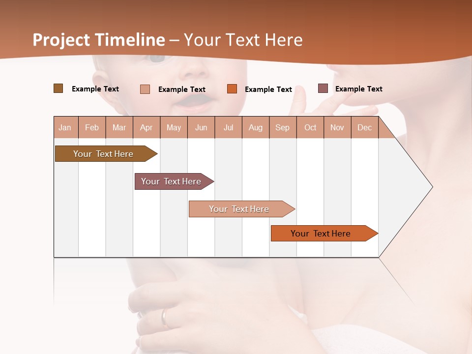 Infant Face Parent PowerPoint Template