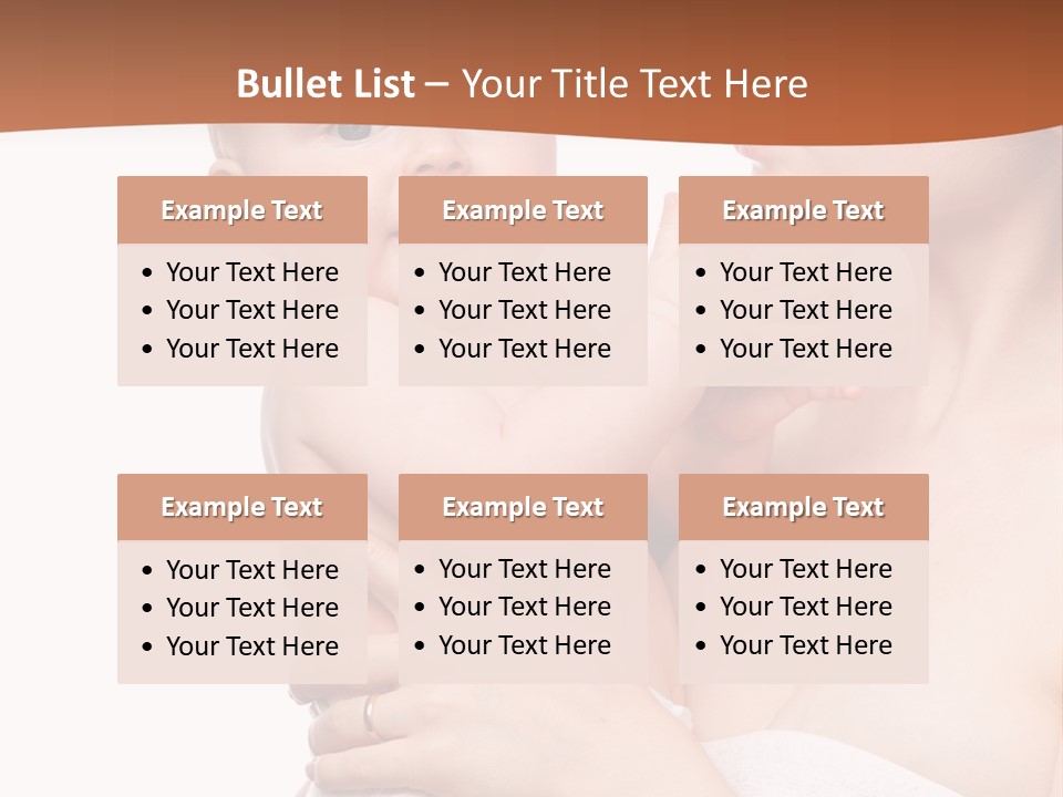 Infant Face Parent PowerPoint Template