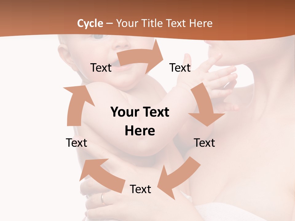 Infant Face Parent PowerPoint Template