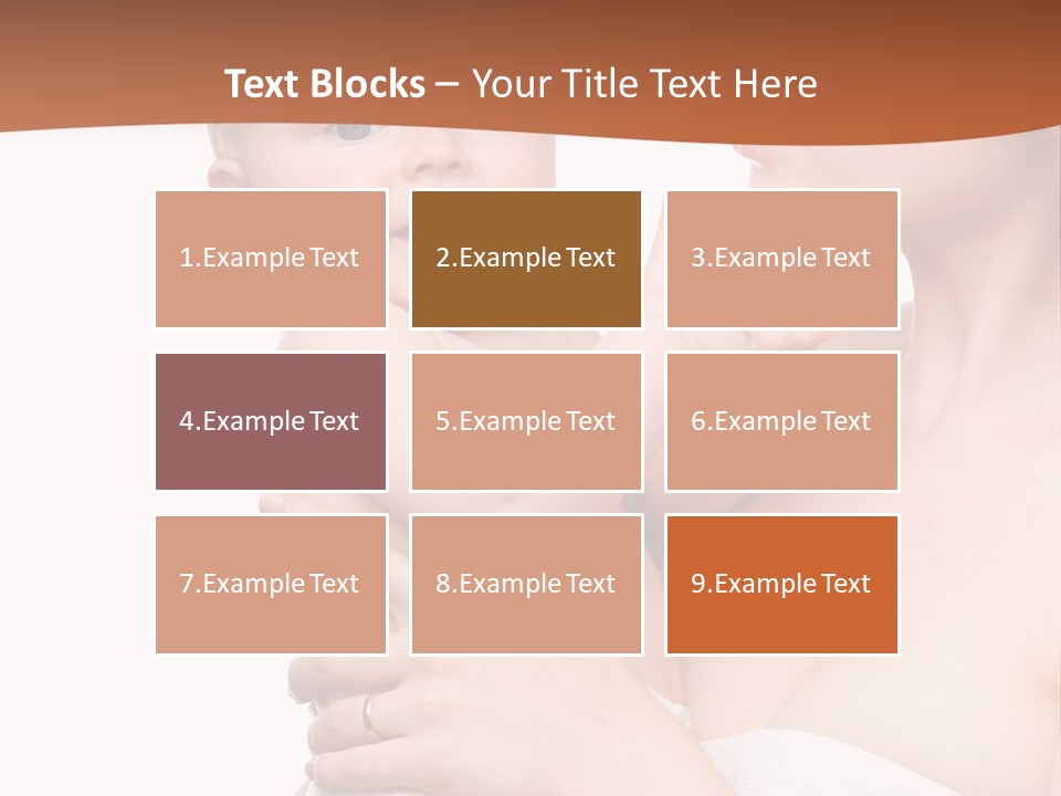 Infant Face Parent PowerPoint Template