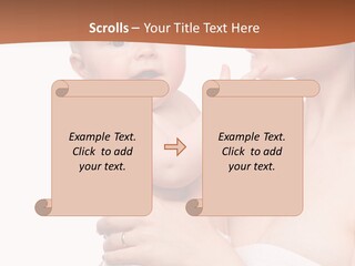 Infant Face Parent PowerPoint Template