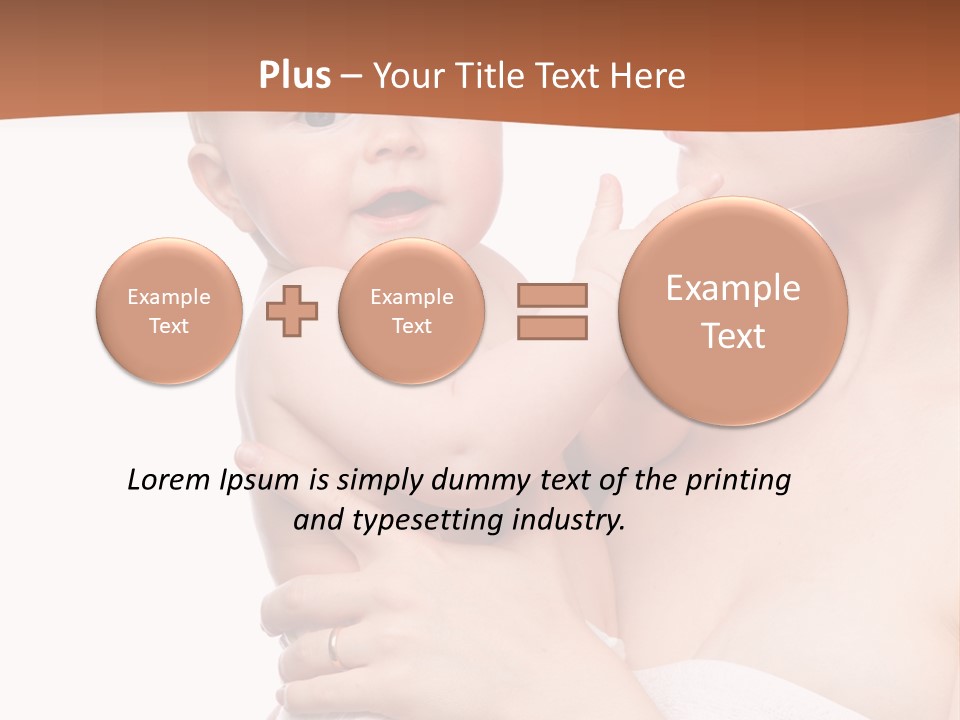Infant Face Parent PowerPoint Template