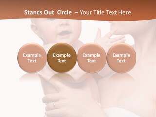 Infant Face Parent PowerPoint Template