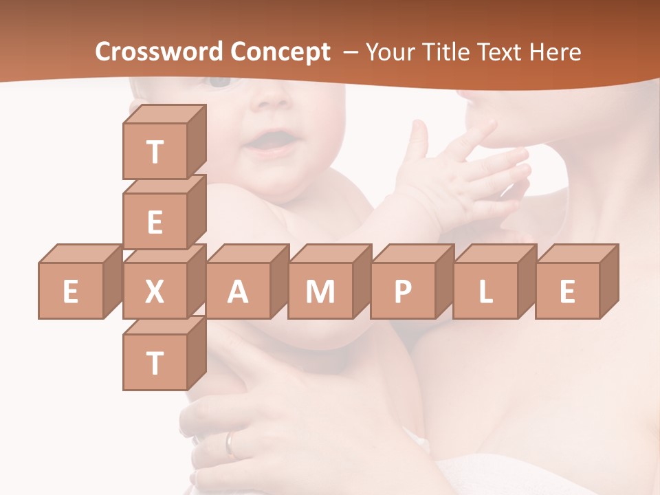 Infant Face Parent PowerPoint Template