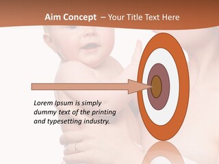 Infant Face Parent PowerPoint Template
