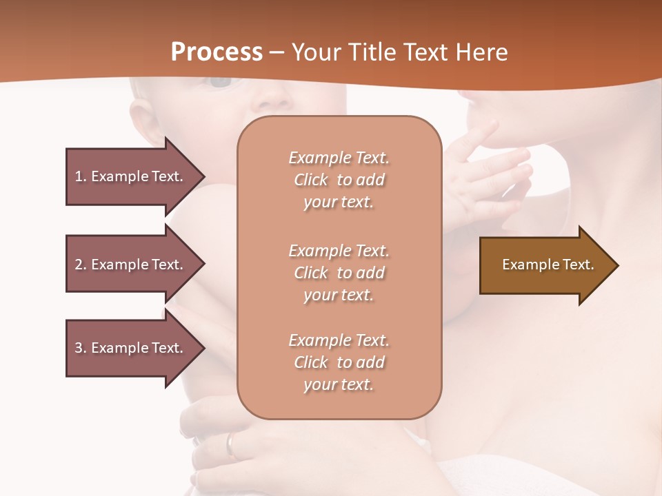 Infant Face Parent PowerPoint Template