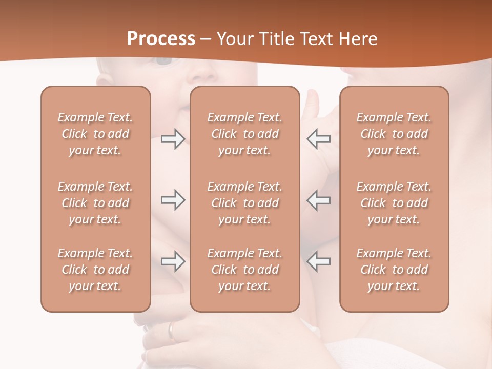Infant Face Parent PowerPoint Template