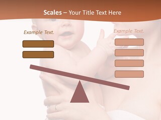 Infant Face Parent PowerPoint Template