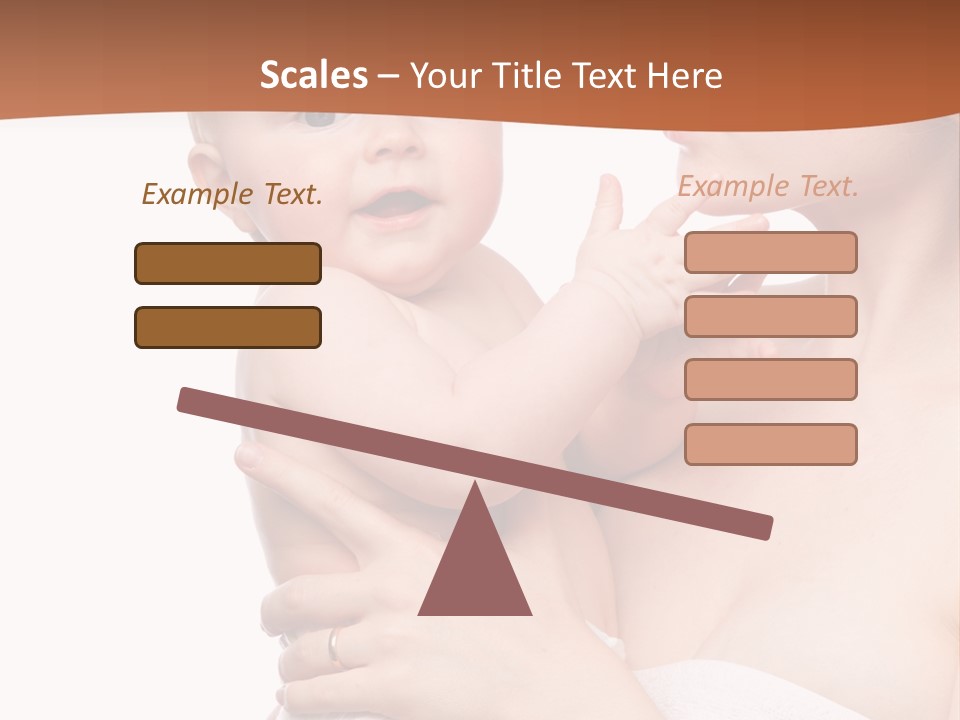 Infant Face Parent PowerPoint Template