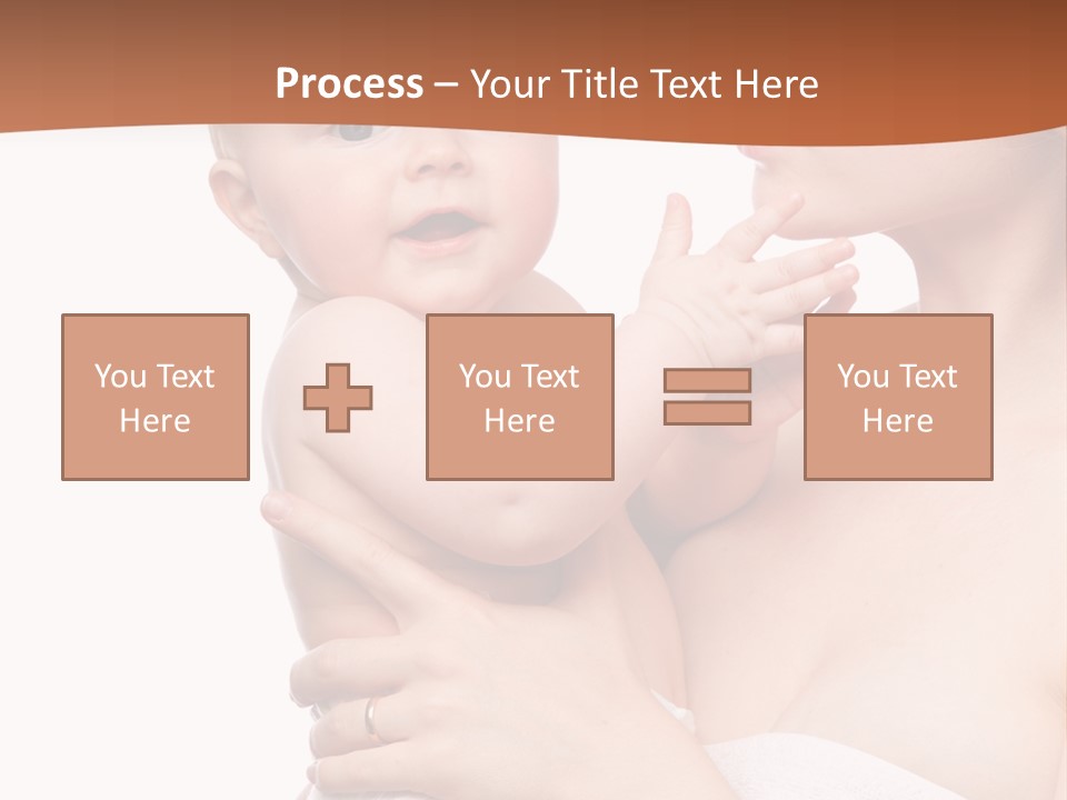 Infant Face Parent PowerPoint Template