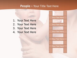 Infant Face Parent PowerPoint Template